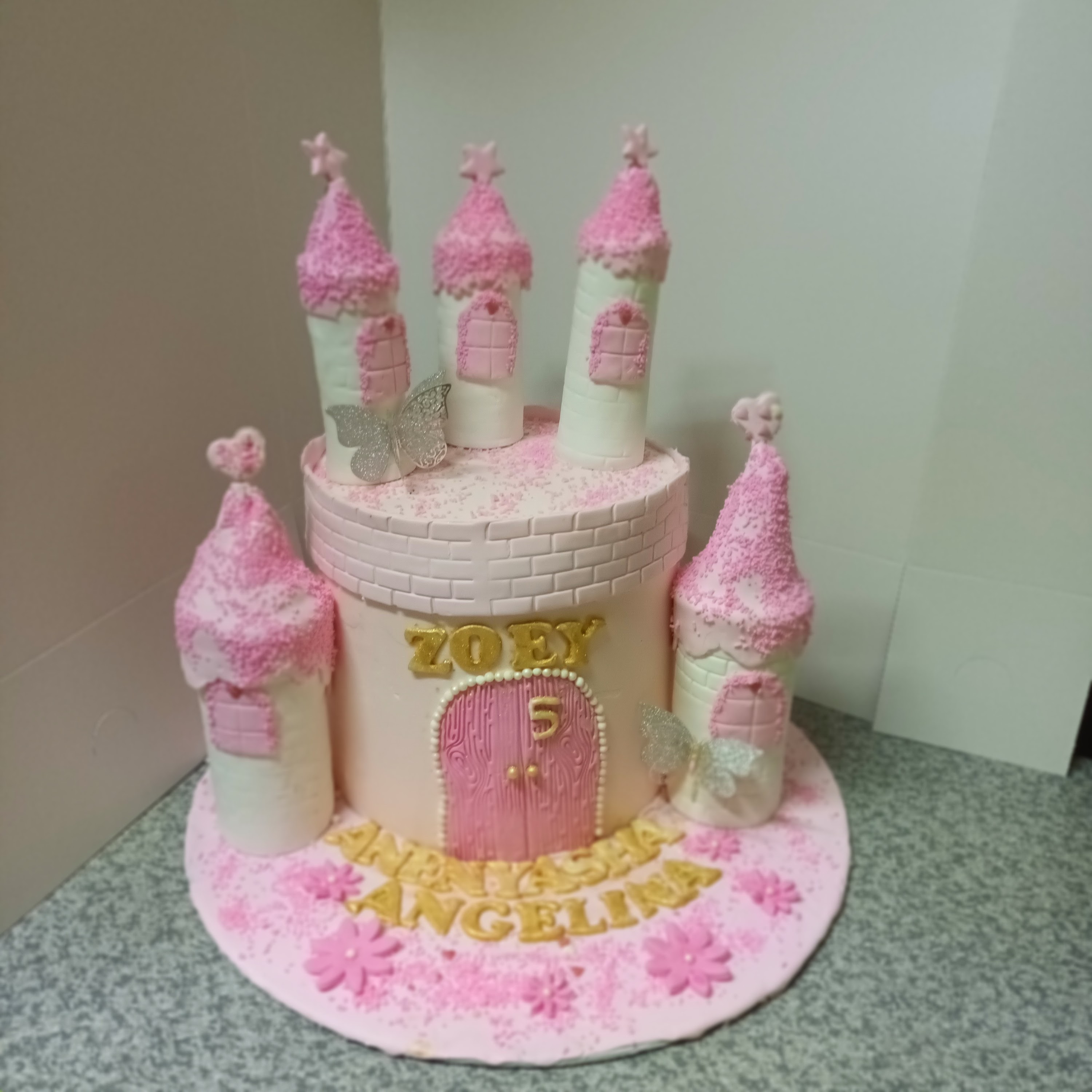 Princess Castle Cake